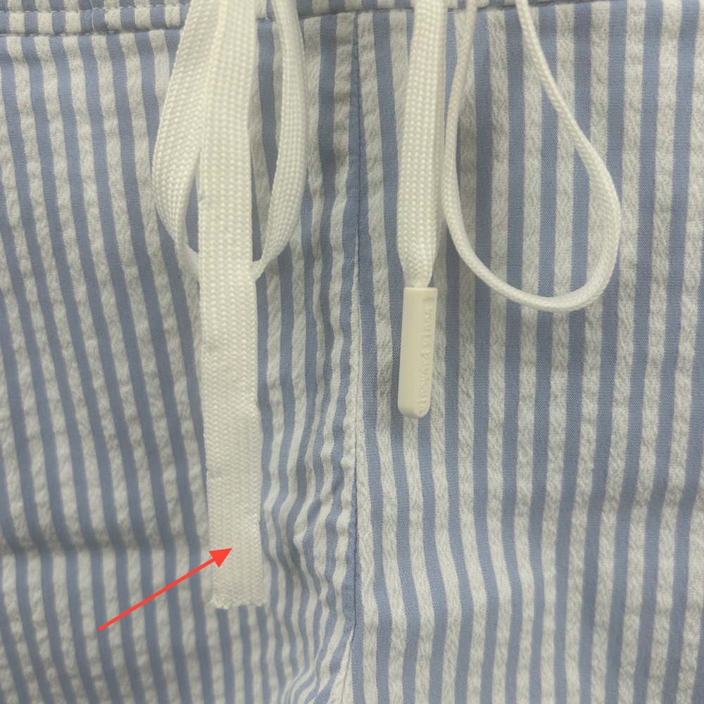 Vineyard Vines Performance Seersucker Striped Shorts Blue White XS 2H001190 - Picture 3 of 8